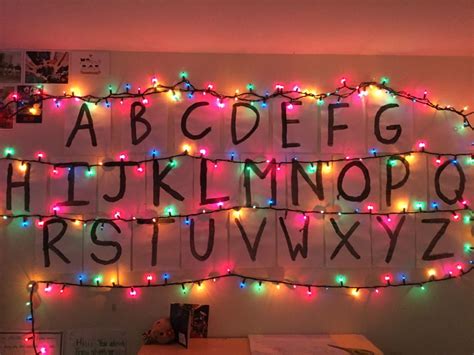 Stranger Things Inspired Bedroom Decor Remade Joyces Famous Way To