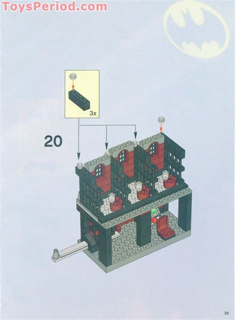 Lego 7785 Arkham Asylum Set Parts Inventory And Instructions Lego