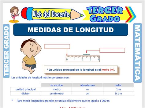 Ejercicios De Medidas De Longitud Para Tercer Grado De Primaria Web