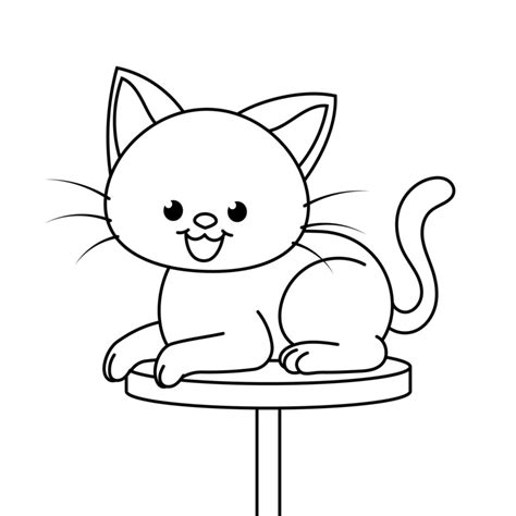 Gato Para Colorir 40 Desenhos Para Imprimir Verloop Io