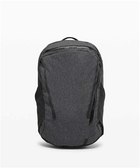 Lululemon Core Backpack 20 20l Heathered Black Lulu Fanatics