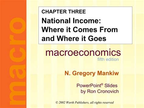 Macroeconomics Ch3 Ppt