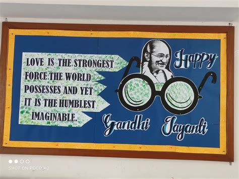 Gandhi Jayanti Board Decoration Ideas 💡 In 2024 School Art Activities Board Decoration