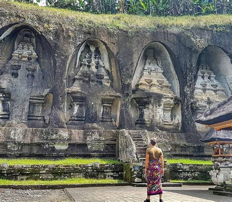 Gunung Kawi Temple Located In Tampaksiring North East Of Ubud Is A