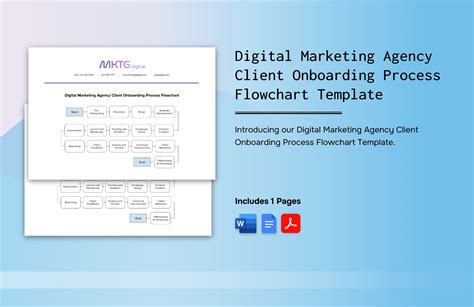 Digital Marketing Agency Onboarding Process Flowchart Hr Template In