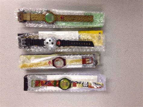 New Burger King 1997 Jurassic Park The Lost World Watches Set Of 4