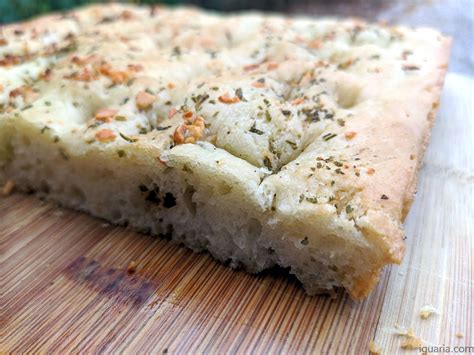 P O Focaccia Italiano Iguaria Receita E Culin Ria