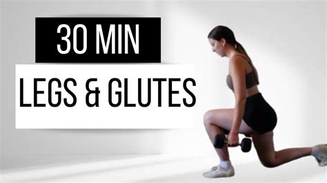 30 Min Legs Glutes Workout With Booty Band Dumbbells YouTube