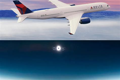 Delta Flight 1218 On April 8 Will Let Passengers View The Solar Eclipse From 30000 Feet In The