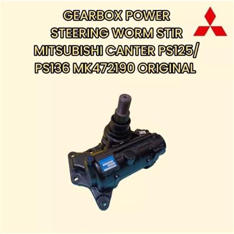 Jual GEARBOX POWER STEERING ASSY MITSUBISHI CANTER PS125 PS136 WORM