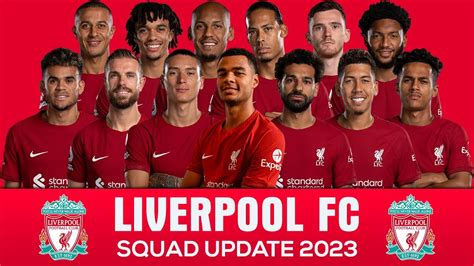 Liverpool Fc Official Squad And Shirt Number Ft Cody Gakpo