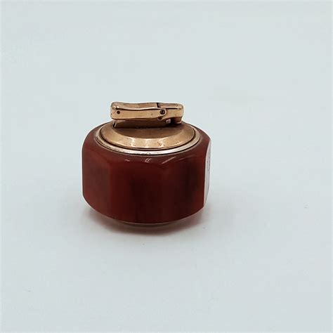 Ancien Briquet Bak Lite Colibri Label Emma S