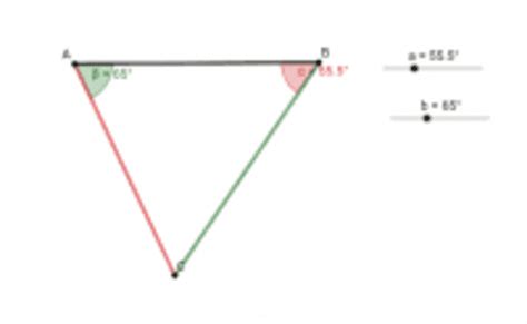 Angle Side Explore GeoGebra