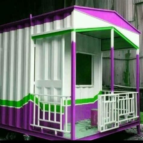 Paint Coated Prefabricated Puf Cabin For Guard Room At Sq Ft In