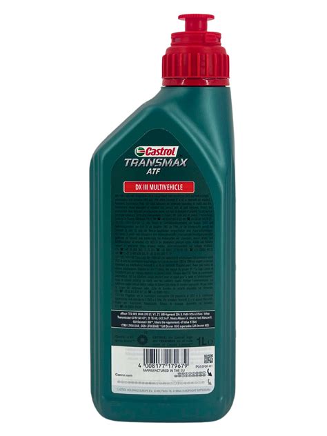 Castrol Transmax Atf Dx Iii Multivehicle