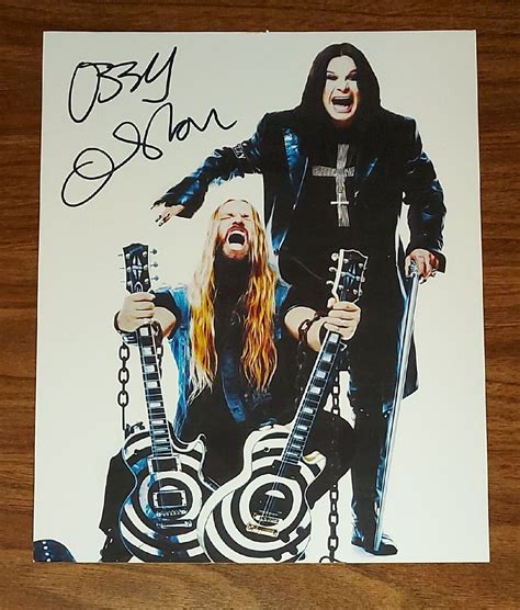 Ozzy Osbourne Signed X Photo From Legendary Singer Of Black Sabbath