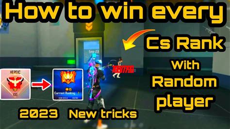 How To Win Every Cs Rank With Random Player Clash Squad Rank Tips And