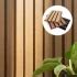 Saudi Arabia Grille Decorative Design Moulding Wooden Plastic Siding