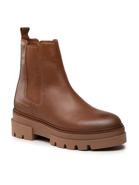 Tommy Hilfiger Klassische Stiefeletten Monochromatic Chelsea Boot