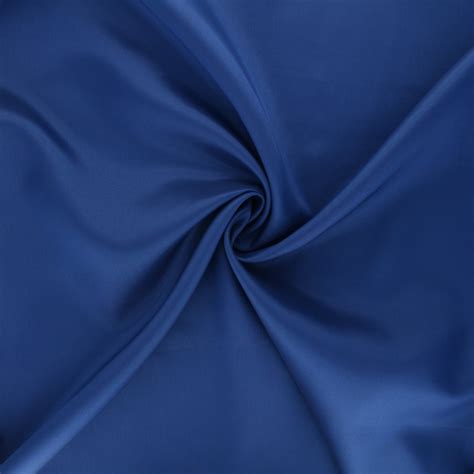 Tissu Doublure Acetate Bleu Roi X Cm Ma Petite Mercerie