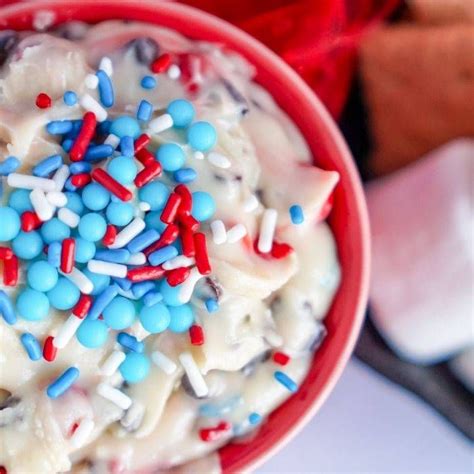 A Quick And Easy 4th Of July Cookie Dough Dip Recipe That Will Win Over Your Guests Creamy Base