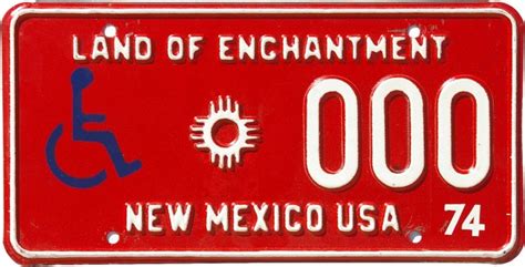 Early Prototype New Mexico License Plates