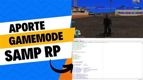 Aporte Gamemode Samp Roleplay Para Que Inicies Tu Proyecto Youtube