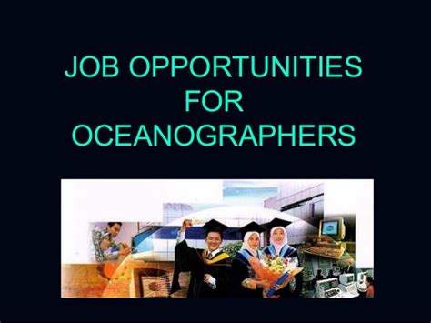 Careers in oceanography