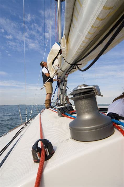 Setting Sail Stock Image Image Of Pointing Water Sunshine