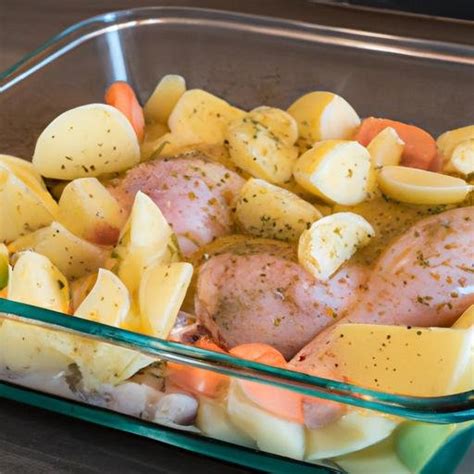 Cómo hacer pollo al horno con patatas y verduras Thermomix Recetario