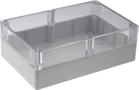 Rnd Polycarbonate Box W Clear Lid At Reichelt Elektronik