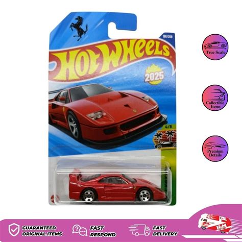 Jual Hot Wheels Ferrari F Competizione Merah Exotics K