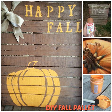 Simple DIY Fall Pallet Decoration - Joyful Noise, by Joy Adamonis