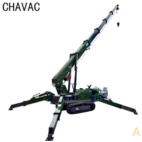 3ton Hydraulic Telescopic Boom Diesel Engine Crawler Spider Crawler