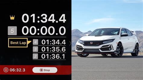 2020 Honda Civic Type R Gets Cool New Logr Performance App