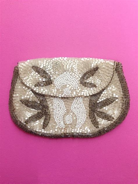 Beaded Wallet Vintage IUCN Water