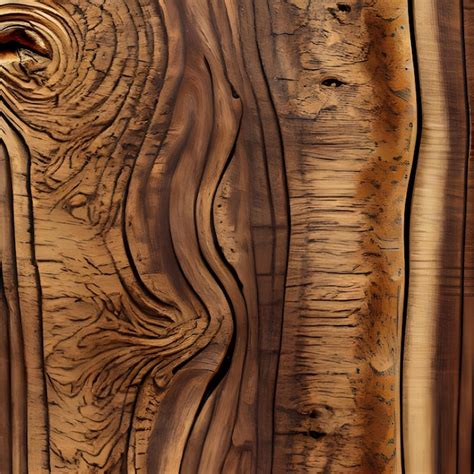 Una Textura Realista De Madera Con Nudos Y Granos 0 Foto Premium