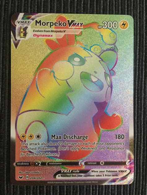 Pokemon Morpeko Vmax Rainbow Shield Sword Englisch Kaufen Auf Ricardo