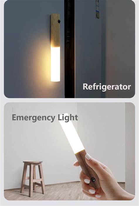 Magnetic LED Motion Sensor Wall Light - Rechargeable Night Light