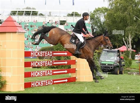 Hickstead Uk 31st July 2022 Francisco Jose Mesquita Musa On Catch