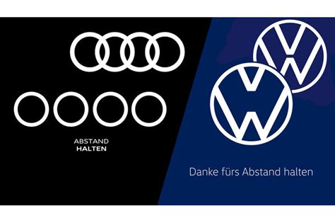 Social Distancing Logos Vw Und Audi Gehen Auf Distanz Auto Motor Und