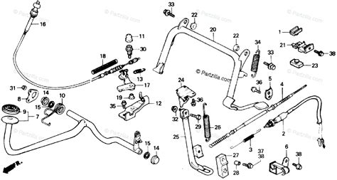 Honda Scooter Oem Parts Diagram For Pedal Partzilla