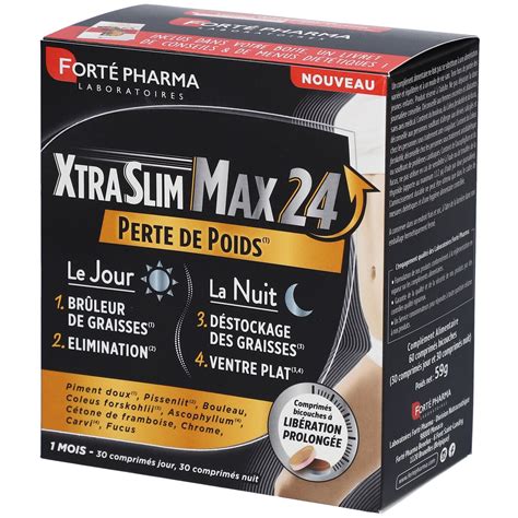 Forté Pharma XTRA SLIM MAX 24 Jour Nuit 60 pc s Redcare Pharmacie