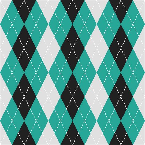 Black And Green Color Argyle Pattern Argyle Vector Pattern Argyle