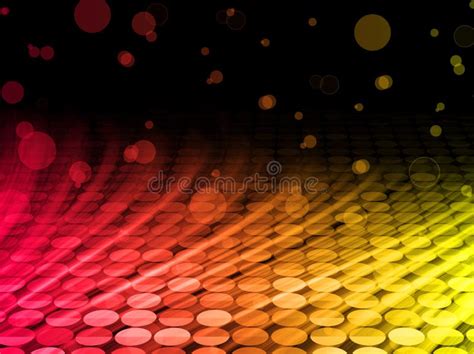 Disco Abstract Colorful Waves Background Stock Vector Illustration Of