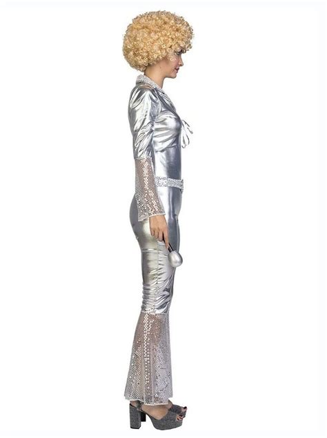 Silver S S Dancing Dream Disco Jumpsuit Super Trouper S S