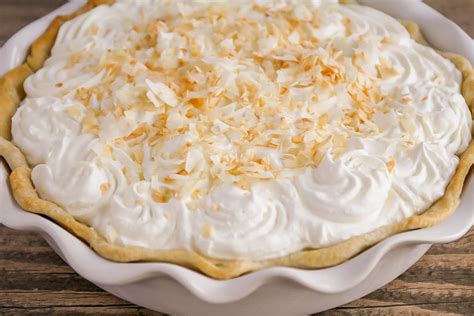 Classic Coconut Cream Pie Recipe Video Lil Luna