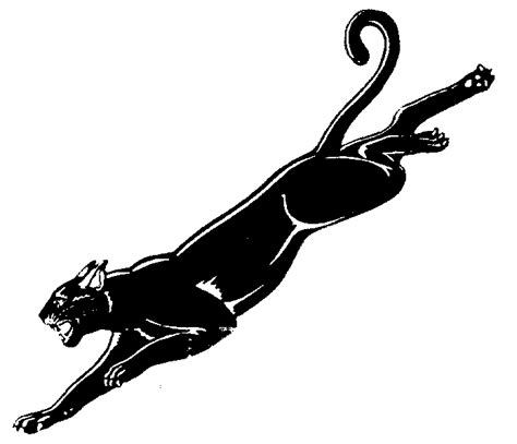 Black Panther Silhouette - ClipArt Best