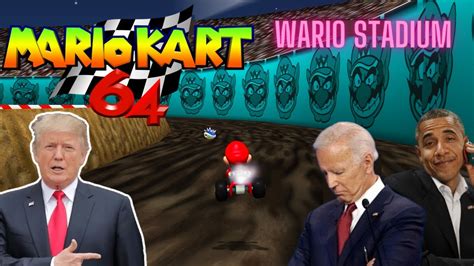 Us Presidents Play Wario Stadium Mario Kart Ep Youtube