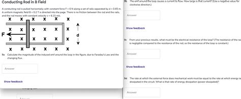 Solved 9 ﻿9b The Emf Around The Loop Causes A Current To